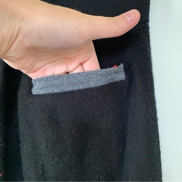 Title Nine Merino Wool Houndstooth Geometric Zipper Detail Mini Skirt Size XS - Picture 6 of 6